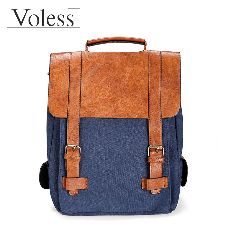 

Retro Bags for Women 2019 High Quality Ladies Canvas Shoulders Bags of Female Backpacks Shool Bag Fashion Leisure Travel Bag