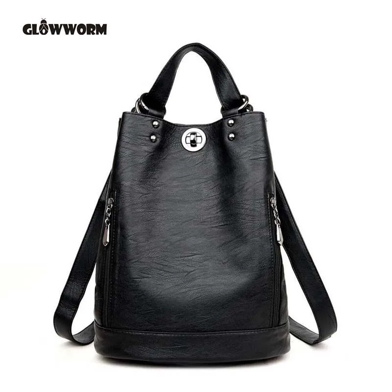 

Designer Women's Backpacks Genuine Leather Female Backpack Women School Bag For Girls Large Capacity Shoulder Travel Mochila