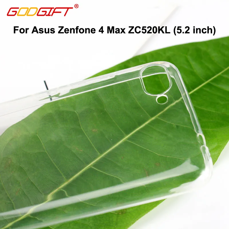 Godgift чехол для Asus Zenfone 4 Max ZC520KL случае 5.2 дюймов Роскошные прозрачный силиконовый