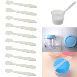 Лопатки для смешивания ложка макияж Косметические Инструменты 10 шт./лот пластиковая маска для лица палка DIY крем #45