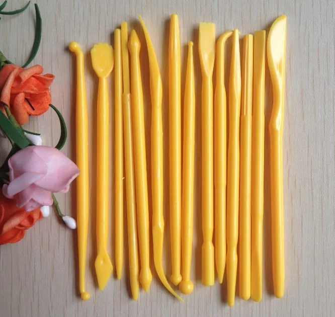 

14 Pcs Cake Fondant Flower Modelling Craft Sugarcraft Decorating Cutter Set Tool 28 Styles