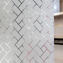 Косая сетка без клея электростатическое окно пленка ПВХ декоративная наклейка на окна полупрозрачная непрозрачная матовая ванная комната