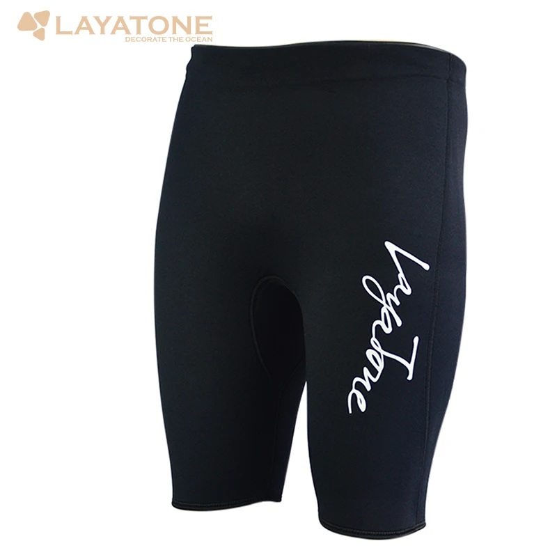 Layatone بذلة السراويل الرجال 3 مللي متر النيوبرين السراويل النساء الغوص تصفح الرطب الدعاوى والتجديف التجديف المايوه ملابس السباحة السراويل