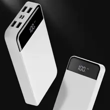 4USB 30000 mah банк питания type-C мобильный Банк питания Зарядка для iPhone сокровище ЖК-дисплей для цифровой сокровище 4USB зарядка