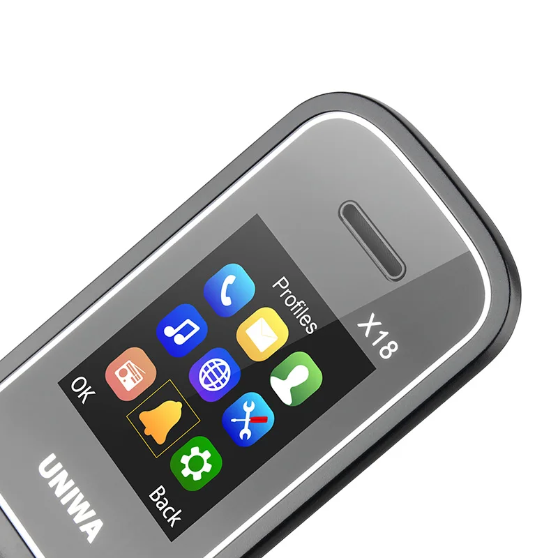 UNIWA X18 флип телефон GSM старый человек старший кнопочный Filp функция мобильный Dual SIM