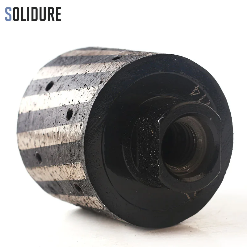 2 inch Segmented and Resin-Filled Diamond Drum Wheel M14 Thread Zero Tolerance Wheels For Granite Marble Hole Grinding Wheel 2 inch Segmented and Resin-Filled Diamond Drum Wheel M14 Thread Zero Tolerance Wheels For Granite Marble Hole Grinding Wheel