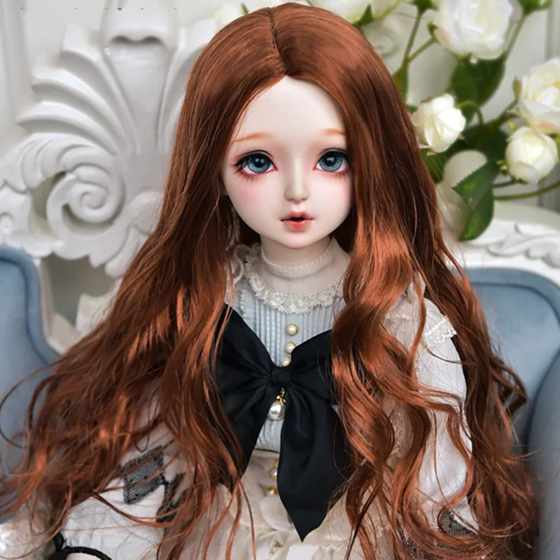 Cataleya bjd sd кукла волосы 1/3/4/6 гигантский детское супер-мягкое шелковистые длинные волосы-разделение curl аксессуары для куклы