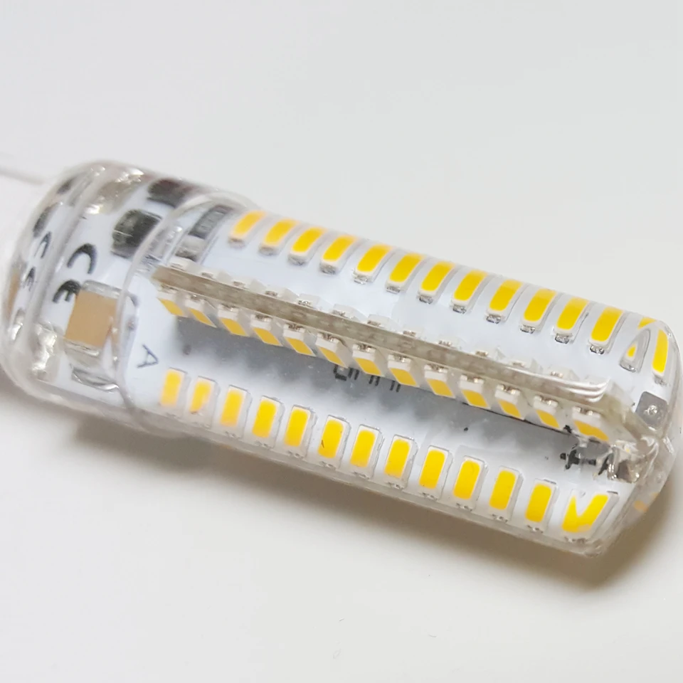 1 шт. светодиодная лампочка G9 кукуруза 104 SMD 3014 13 Вт 110 В 220 теплый белый/белый