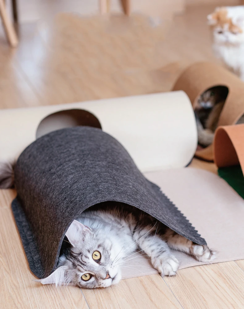 HOOPET коврик для домашних животных кошка спальный коврик туннель одеяло с изображением кошек коврик для домашних животных