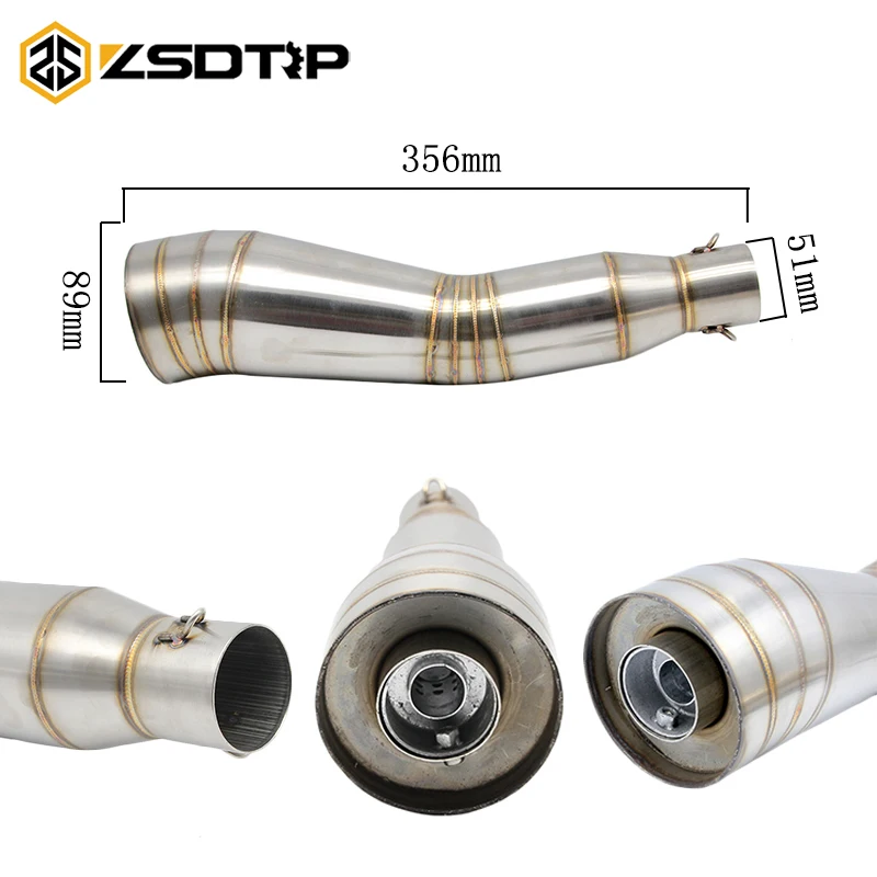 ZSDTRP 51mm modificado escapar Moto Yoshimura de Escape de la motocicleta de CBR600 CBR1000 YZF FZ400 YZF600 Z750 Z800 TMAX530 R1 R6