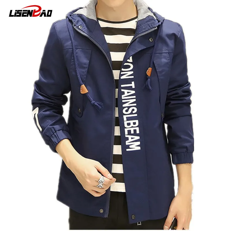 

Men's Jacket 2017 Spring New Arrival Men Jacket With Hood Fashion Jacket Casual Spring & Autumn Jacket 4 Colors Zipper Coats
