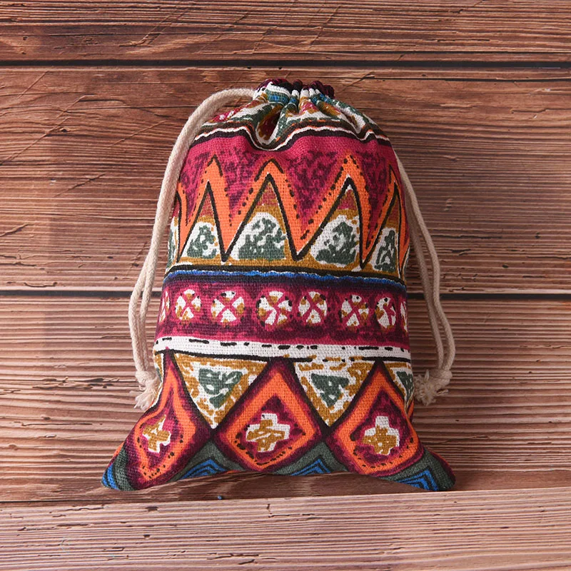 2 стиля s луч порт хранения подарочная сумка практичная Сумочка унисекс Cluch хозяйственные сумки этнический стиль печать сумка на шнурке