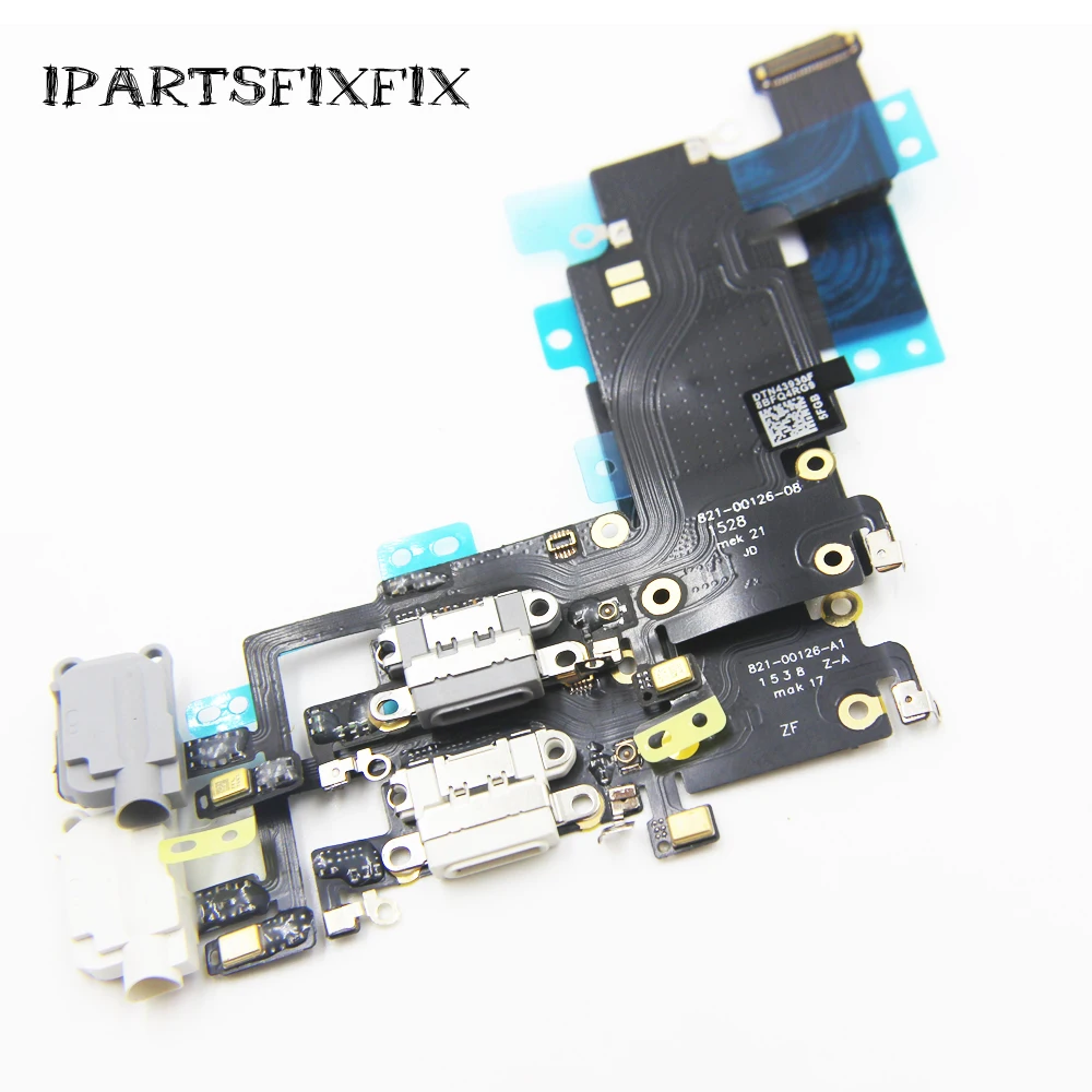 10pcs lot NEW Charger Charging Port USB Connector Dock Headphone Audio Jack Flex Cable For iPhone 6S Plus 5 5 