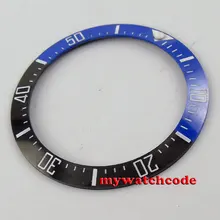Высокое качество 39,7 мм синего и черного цветов керамический Безель вставить сделано фабрика Parnis B21