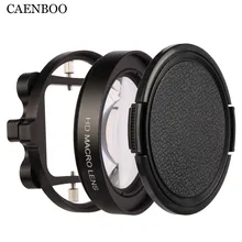 CAENBOO Action Camera Filters Go Pro Hero 3+ 4 Close Up Circular Filter For GoPro Hero5 Macro Magnifier Lens Adapter Ring Black