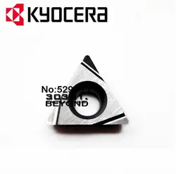 TBGT060102L/TBGT060104L KW10, kyocera Твердосплавный Наконечник для токарного станка вставка для поворотный инструмент держатель борштанги