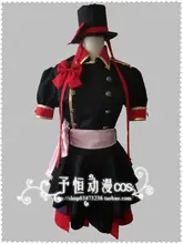 Negro mayordomo Kuroshitsuji Ciel Phantomhive negro Lolita Cosplay del Anime