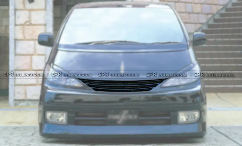 

FRP Bumper Trim For Estima ACR XR30 XR40 2000-2003 FABV2 Style Glass Fiber Front Grill Moulding(Pre-facelifted) Body Kit Racing