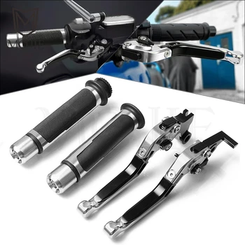 

For Suzuki GSX1400 GSF650 GSF650S GSF650N BANDIT Motorcycle CNC Adjustable Folding Brake Clutch Levers Handlebar Hand Grips