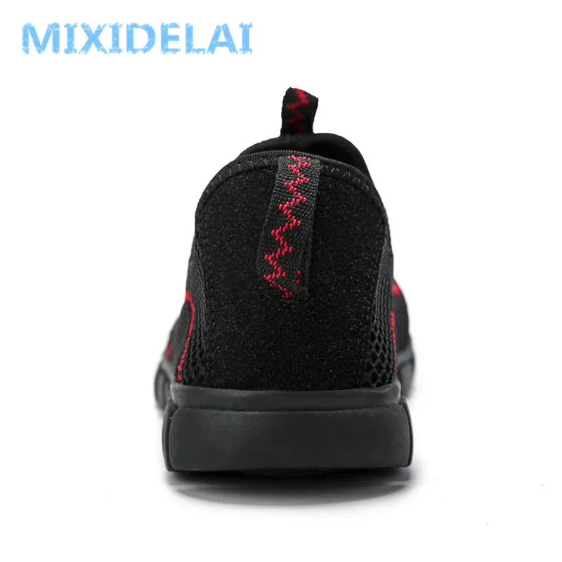 MIXIDELAI 2019 Summer Outdoor Men's Breathable Mesh Shoes Slip On Casual Shoes Male Lightweight Soft Comfortable Big size 39-46 MIXIDELAI 2019 Summer Outdoor Men's Breathable Mesh Shoes Slip On Casual Shoes Male Lightweight Soft Comfortable Big size 39-46