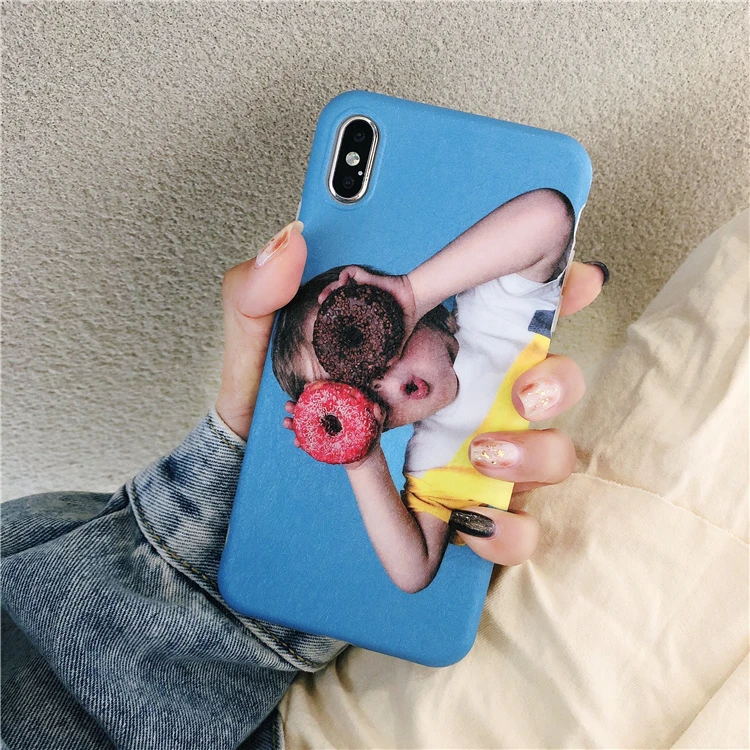 Милый Шелковый чехол для телефона с принтом милой девушки iphone X XR XSMAX 6S 6 7 8 Plus