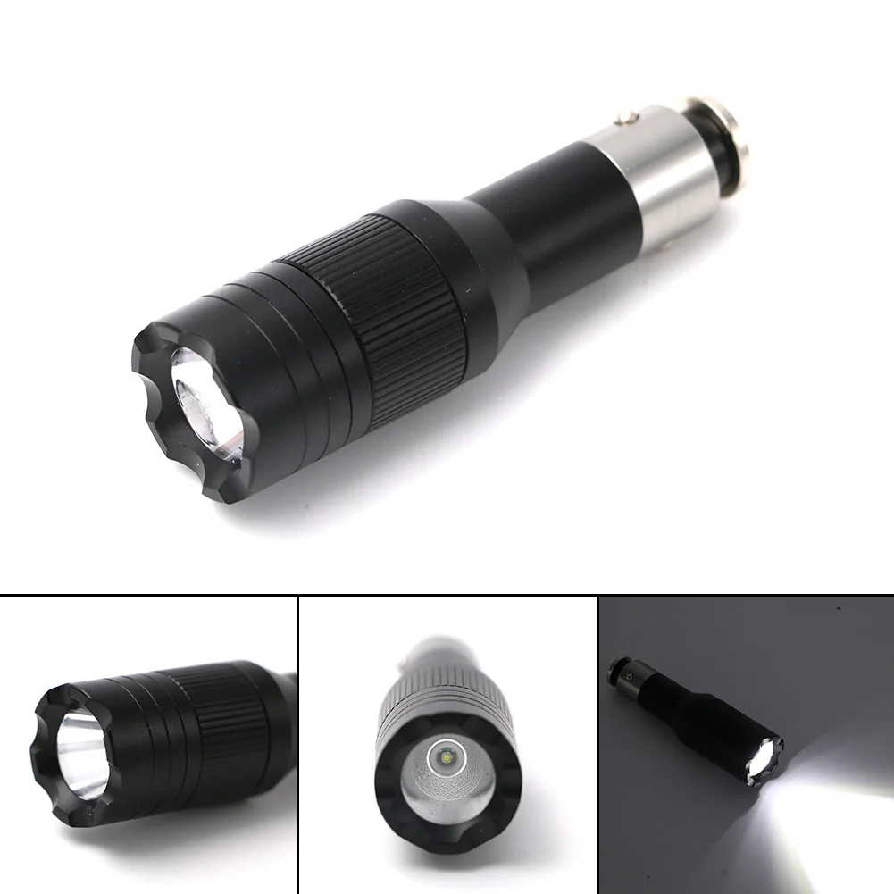 Mini Car Charging Cigarette Lighter Car Flashlight LED Rechargeable