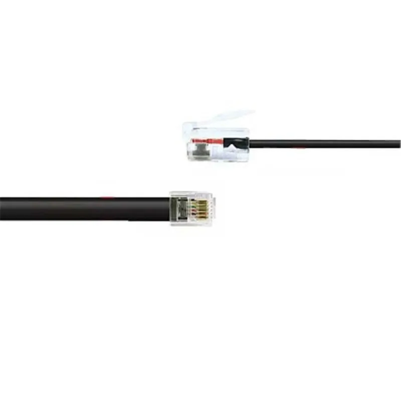 

6-core flat phone line 6P6C RJ25 pure copper multi-strand environmentally friendly finished product WU004