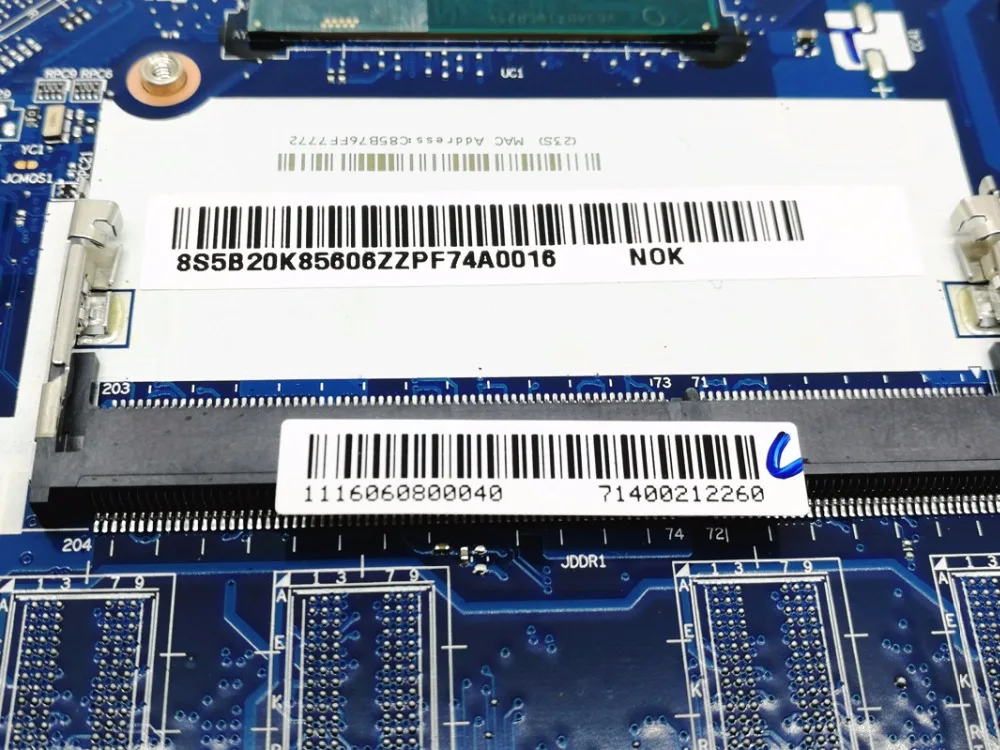 Высокое качество CG410/CG510 NM-A681 для lenovo Ideapad 100-15IBD Материнская плата ноутбука 5B20K85606 SR23Y I5-5200U DDR3L полностью протестирован