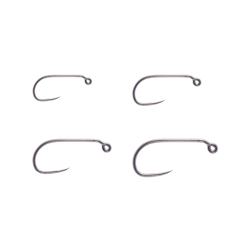 Pesca com Mosca Sortimento com Caixa Carbono de Alta Bassdash 180 Pcs Universal Wet Fly Nymph Anzóis e 120 Pcs Barbless Ganchos Gabarito Aço Ganchos 12 High Quality Esporte e Lazer