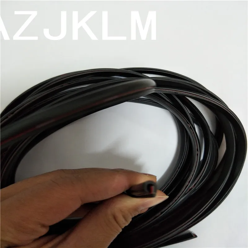 5M Rubber Strip Car Door Edge Scratch Protector Cover Moulding Trim