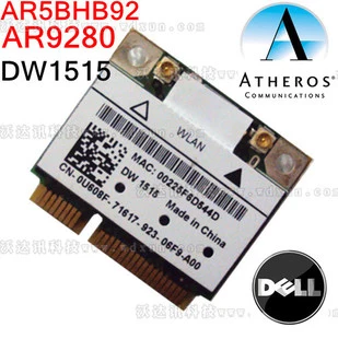 Двухдиапазонная беспроводная карта Atheros AR9280 AR5BHB92 ABGN 300Mbp половинного размера |