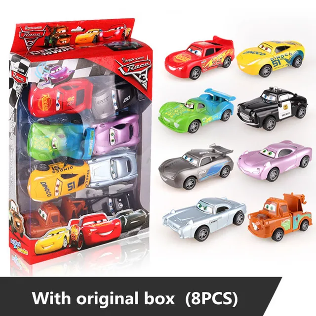 Disney Pixar Cars 3 ABS Car Toy Lightning McQueen Pull back car Jackson