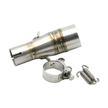 

51mm Exhaust Middle Muffler link pipe tube stainless steel Escape Enhanced Air Pressure for Kawasaki NINJIA 250 exhaust Z250