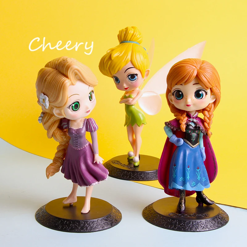 Disney Q posket кукла принцессы Ариэль Алиса чудо женщина Харли Куинн Эльза Анна