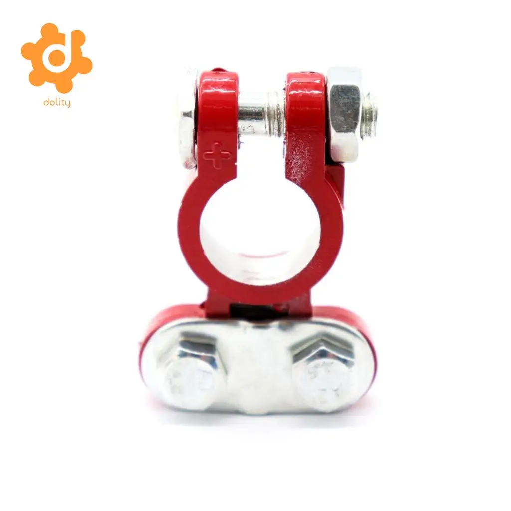 2 Pieces Car Truck Marine Boat Battery Terminal Clamp Clips Brass Connectors