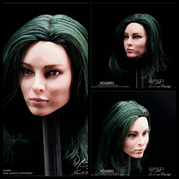 

Collection 1/6 Scale Feamle Head Sculpt HSD001 Emma Dumont Europe Planted Hair Model for 12'' Action Figure Body Accessory Toy