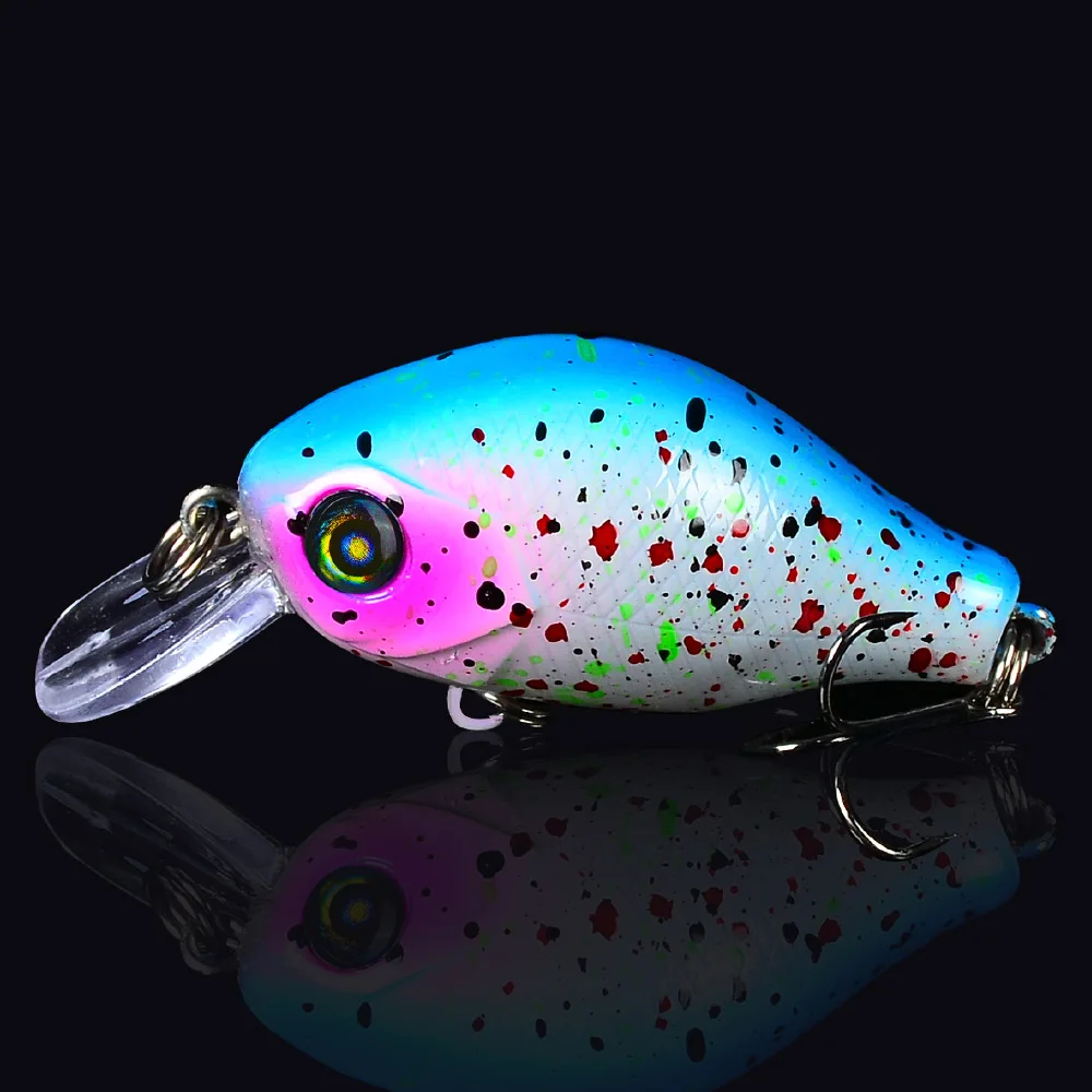 2019 Sunlure 1 шт. Crank 6 цветов рыболовная приманка 8 5 г 0 3 унций пластиковая жесткая