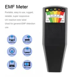 EMF-1 магнитного поля Тестер EMF излучения k-ii Портативный 5-светодио дный индикатор гауссов Портативный UV реактивный Цвет Label