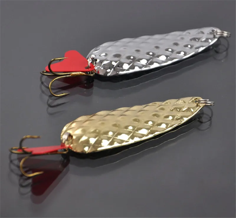  2PC/SET Long Shot Fishing Lure Metal Alloy Peche 8g Hard Lure With Sound Slice Wobbler Carp Fishing Tackle Spinner Gear Bait 