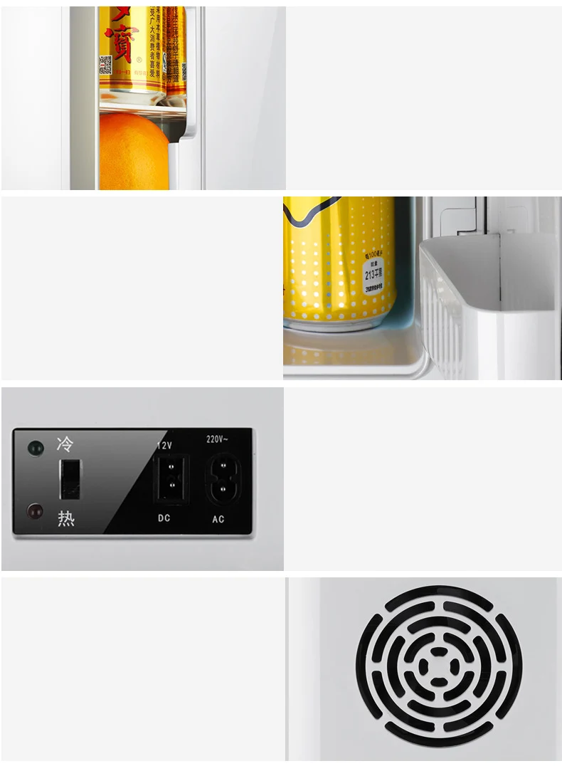 2 в 1 мини-холодильник 4л 12 В/220 В Двойное использование мини-холодильник для автомобиля регригатор для домашнего использования в путешествиях