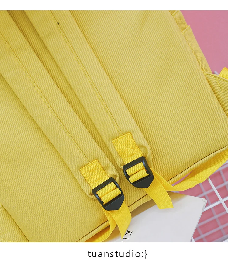 Women Backpack Schoolbag Canvas Cute Dog Embroidery Cotton Fabric Backpack Female Vintage Notebook Backpack For Girls School Bag (80)