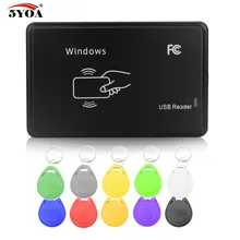 Cloner 125 кГц EM4100 RFID Копир писатель Дубликатор Программист Reader 10 шт EM4305 T5577 перезаписываемый ID брелков теги карта