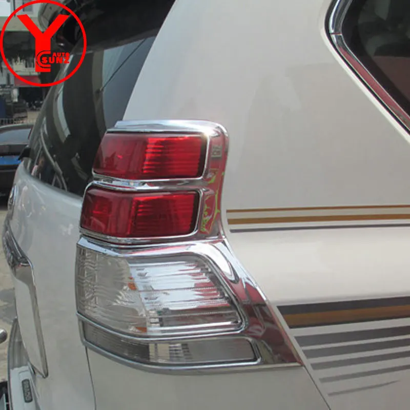 20102013 Chrome Tail Light Cover For Toyota Land Cruiser Prado 150