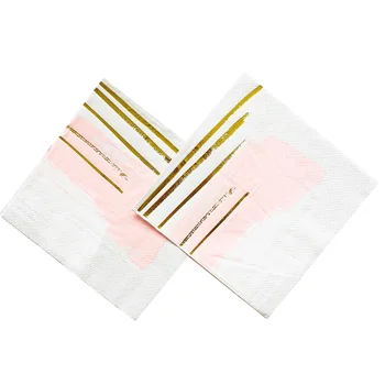 

Free Shipping 3 packs 48pcs Marbel Pink Colors Paper 100% Virgin Wood Tissue for Party Decoration christmas novelty