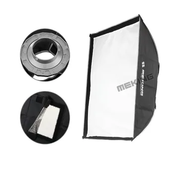 

Meking Softbox 100cmx100cm /40"x40" Strobe mono light Softbox with Speed ring Bowens Mount photographic Photo Studio Accessories