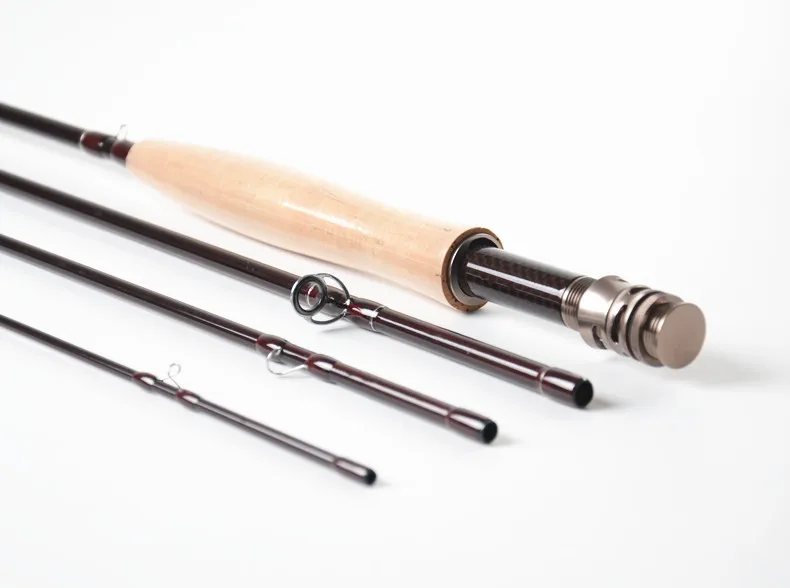 Vara de Pesca com Mosca Conjunto de 2.7 Metros de Altura de Carbono Linha de Pesca com Mosca Pacote de Fluxo Voar Voar Seção 4 Plug Isca Combinação Vara 12 Esporte e Lazer