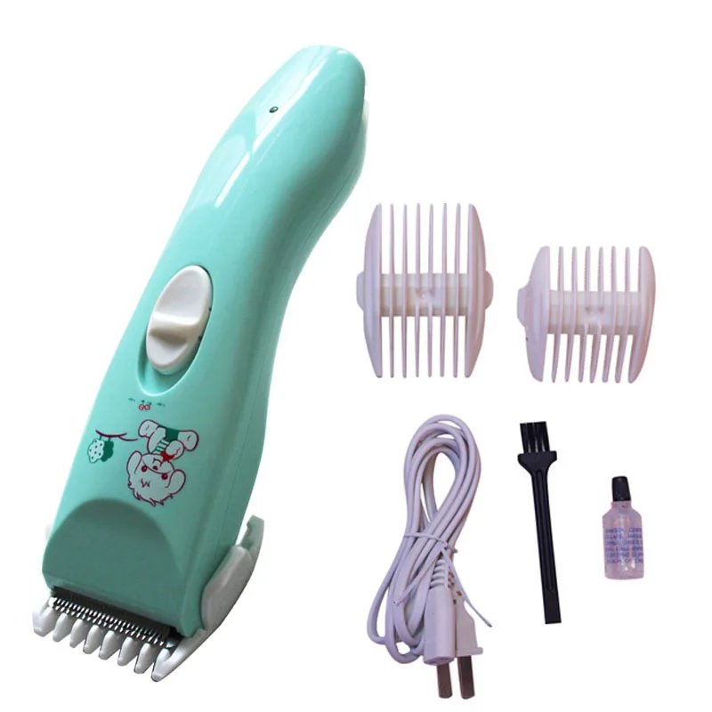 

2019 Environmentally Friendly Baby Hair Cutter Green Soft Electric Clipper for Chairclipper Drop Shipping