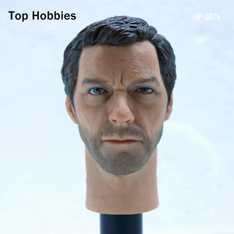 Headplay 1/6 Male military Soldier Head Sculpt HP-0075 Hugh Laurie Men Carving Model Fit 12 Inch Phicen Action Figure Toy Dolls 2pcs 1 6 scale dragon dml toys wwii gray soldier forward hat cap model toy dolls military fit 12 inch action figure accessories