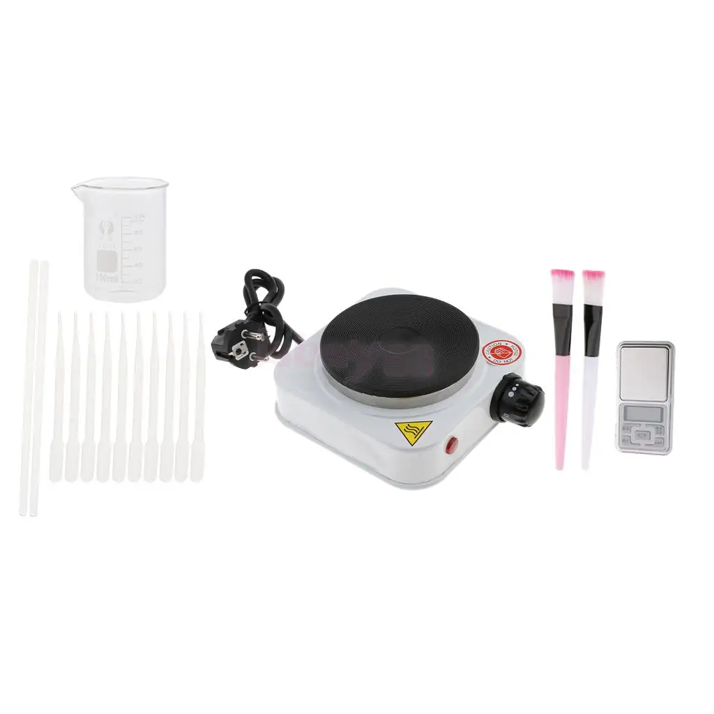 

DIY Lip Balm Making Tool Set Electric Hot Plate Digital Scale Weight Kits