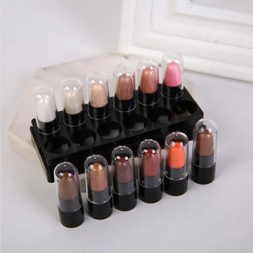 

New fashion DNM 12 Pearlescent Small Natural nude Eyeshadow Shimmer Beauty Eyeshadow Combination Box For Durable Waterproof#40
